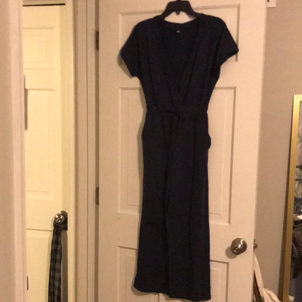 Navy blue jumpsuit